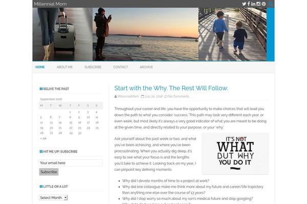 millennialmom.com site used Millennial