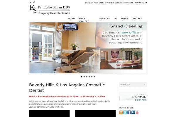 Site using Social Profiles Widget plugin