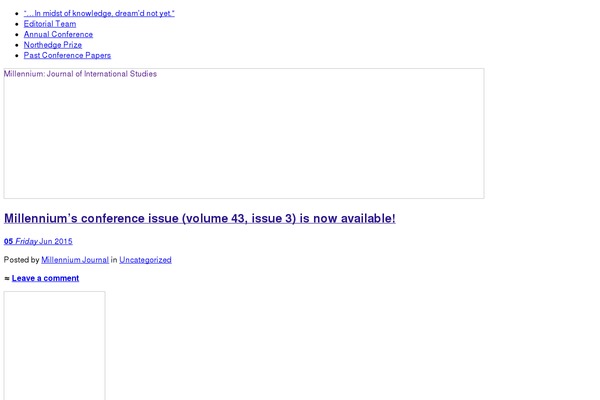 millenniumjournal.org site used Eris