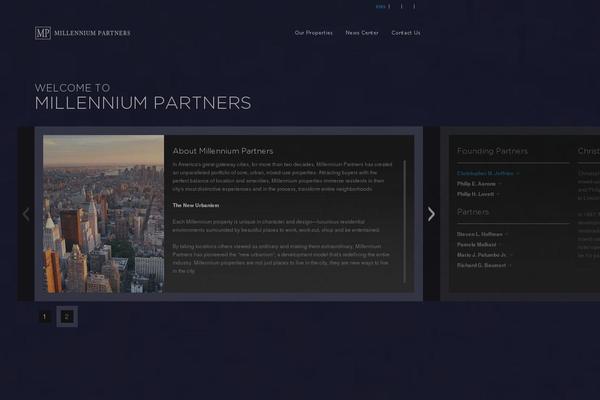 MP theme site design template sample
