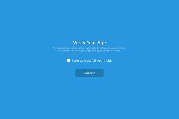 Site using Age-verifier plugin