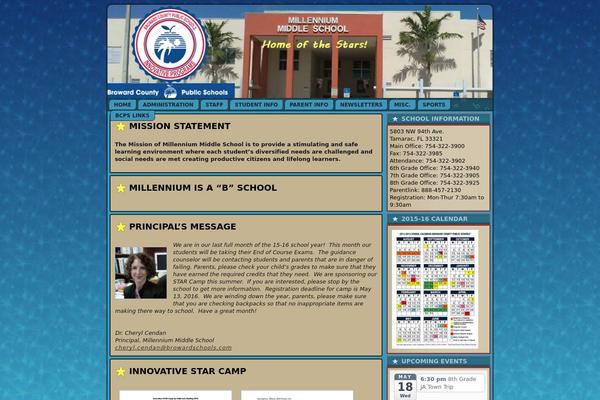 Mms theme site design template sample