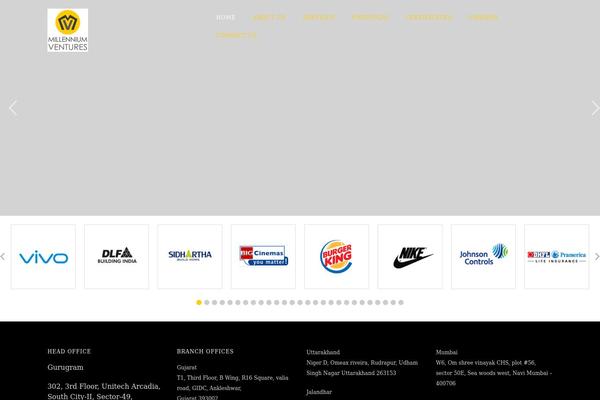 Malefic theme site design template sample