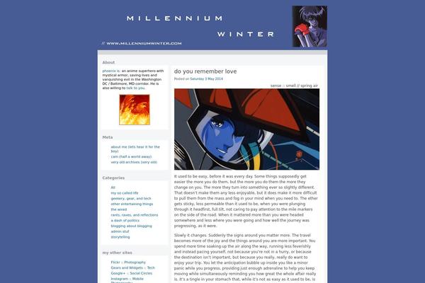 millenniumwinter.com site used Rin