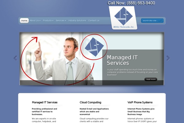 TheProfessional theme site design template sample