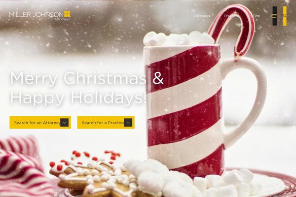 M.j theme site design template sample