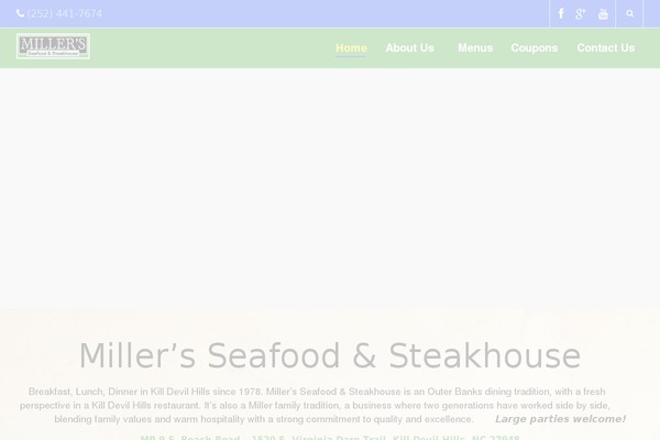 Savory theme site design template sample