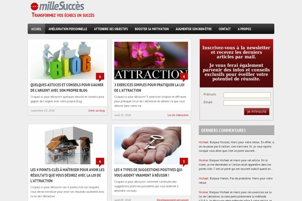 Boulevard theme site design template sample