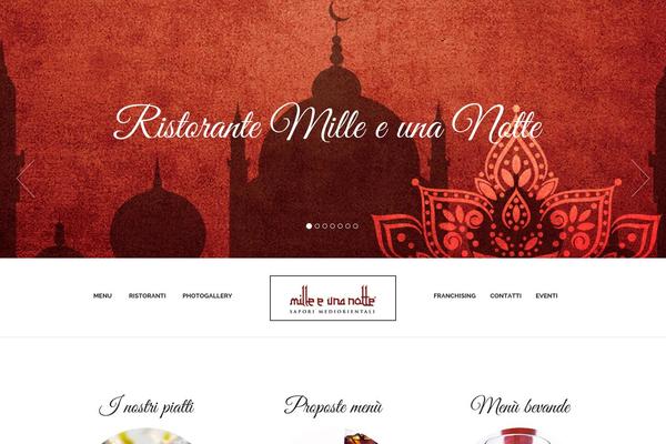 The Flavour theme site design template sample