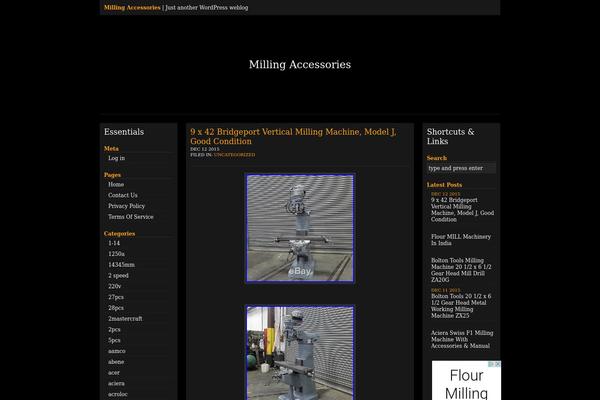 Default theme site design template sample