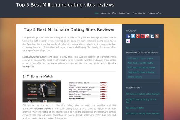Story theme site design template sample