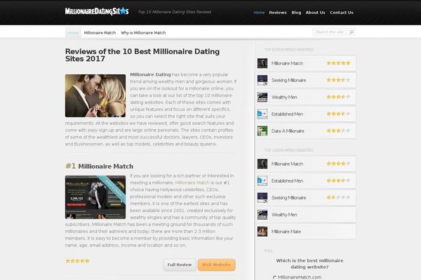 InReview theme site design template sample
