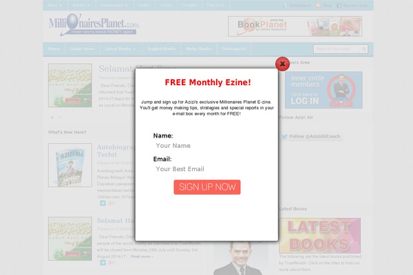 Daily theme site design template sample