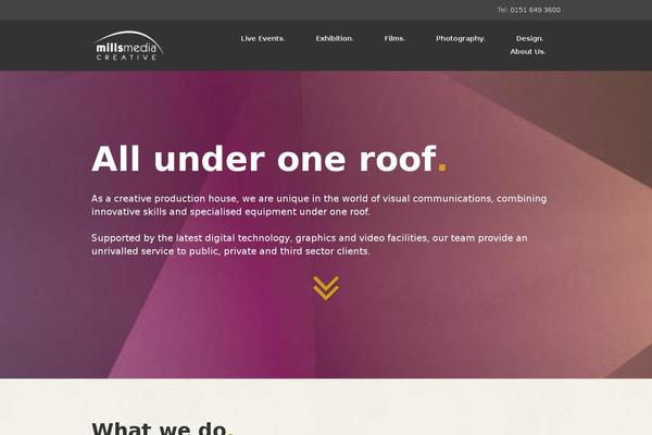 millsmediagroup.com site used Corona-child