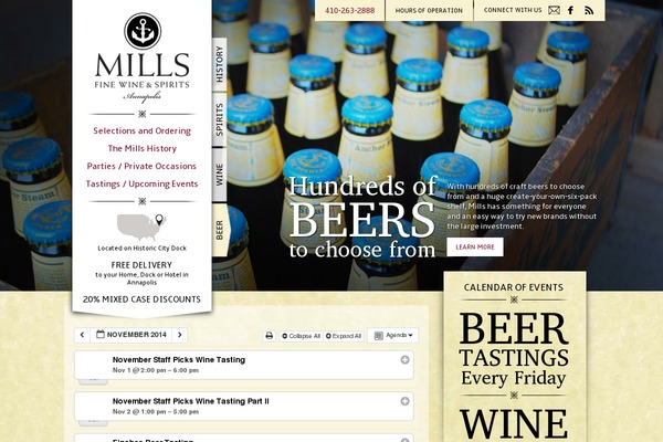 millswine.com site used Mills
