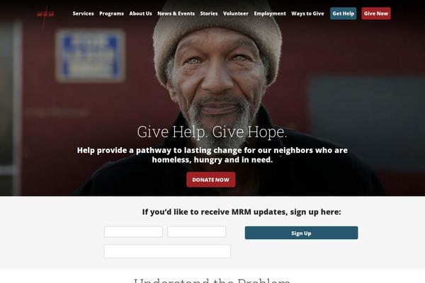 Mrm theme site design template sample