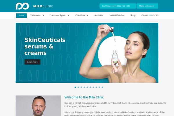 miloclinic.com site used Medi-temp