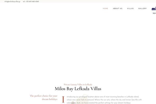 Alloggio theme site design template sample