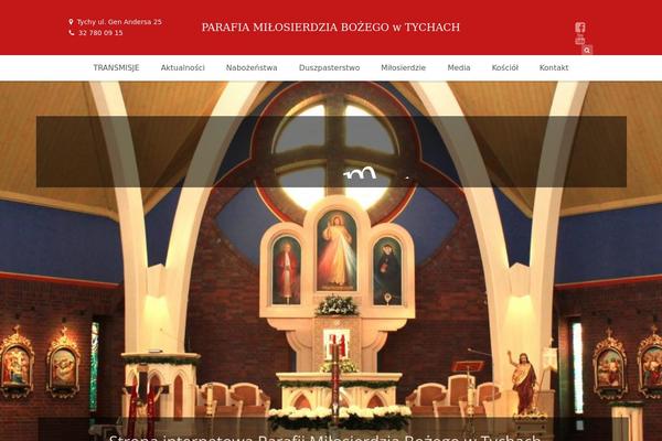 Forgiven theme site design template sample