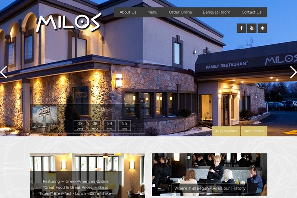 milosonmain.com site used Forked