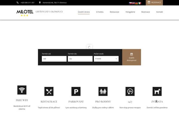 Site using Sohohotel-booking plugin