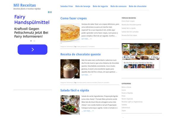Ari theme site design template sample