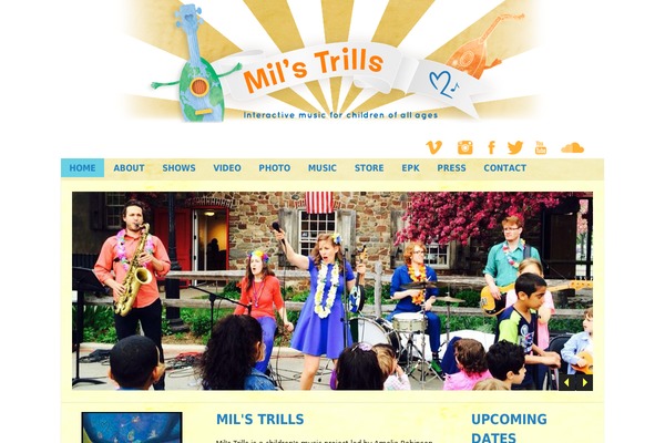 Soundboard theme site design template sample