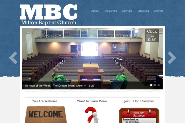 GLORY theme site design template sample