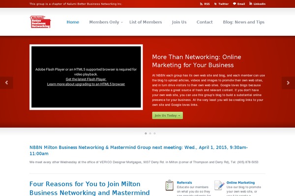 miltonbusinessnetworking.com site used Sterling