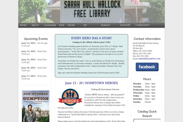 Library_default theme site design template sample