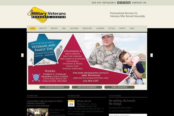 Relief theme site design template sample