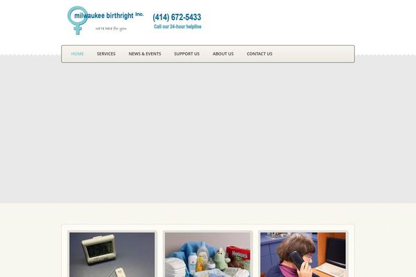 Blessing theme site design template sample