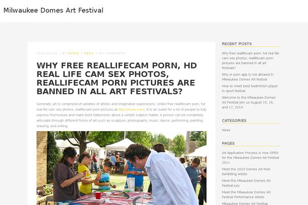 milwaukeedomesartfestival.com site used V12
