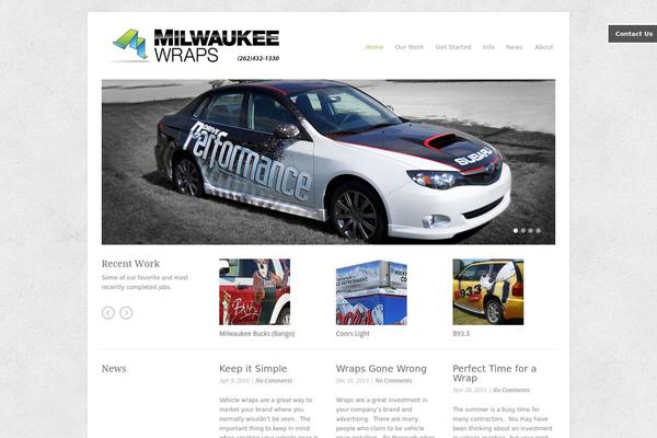 Craft theme site design template sample