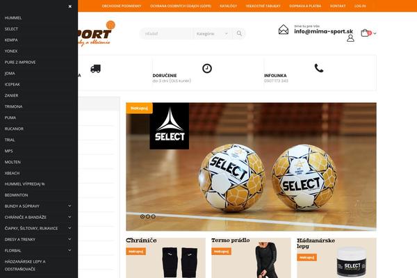 Porto theme site design template sample