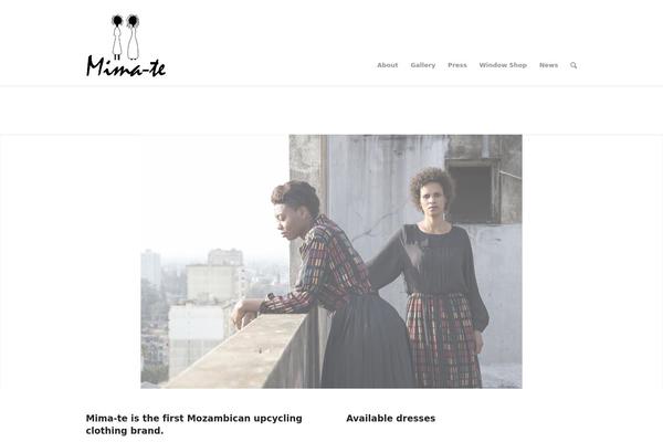 Enfold theme site design template sample