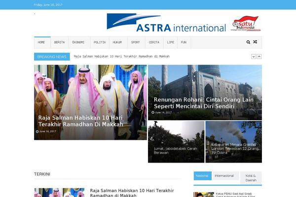 VMag theme site design template sample