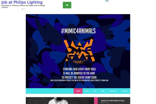 Site using Floating Social Media Links plugin