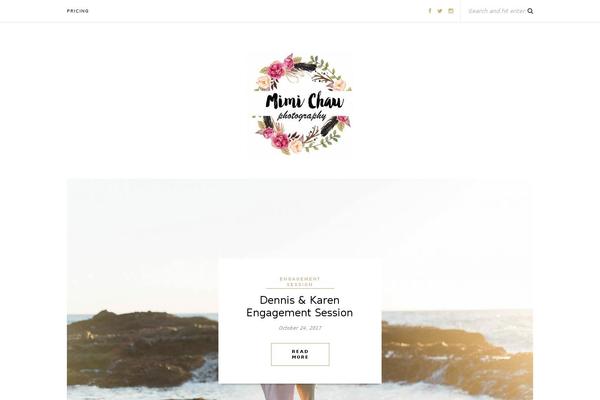 Rosemary theme site design template sample