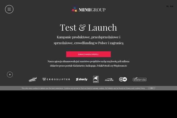 Bones theme site design template sample