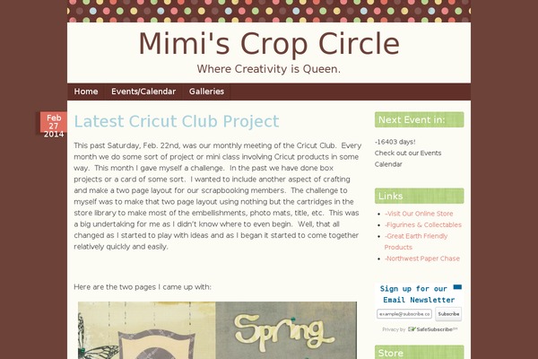 Site using Constant Contact WordPress Widget plugin