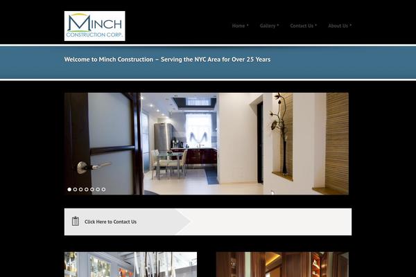 Construct theme site design template sample