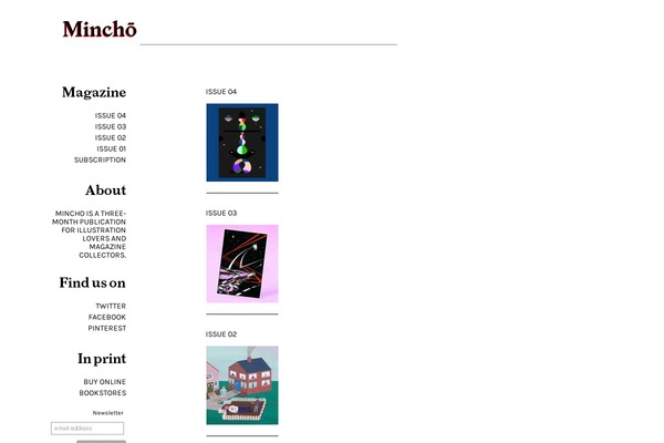 minchomag.com site used Blogly Lite
