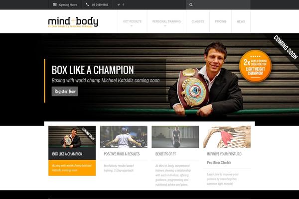 Fit Wp theme site design template sample