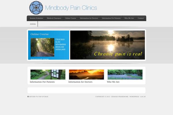 Enterprise theme site design template sample