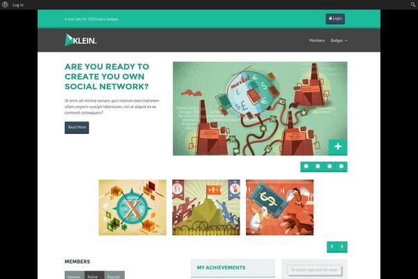 Site using BadgeOS plugin