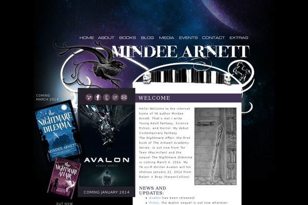 mindeearnett.com site used Sparrow