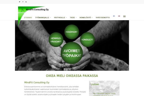 Salient Child theme site design template sample