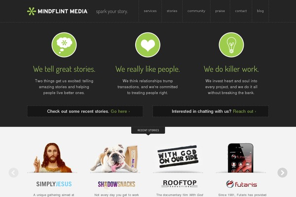 Persuasion theme site design template sample