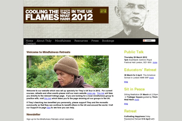 Mindfulness theme site design template sample